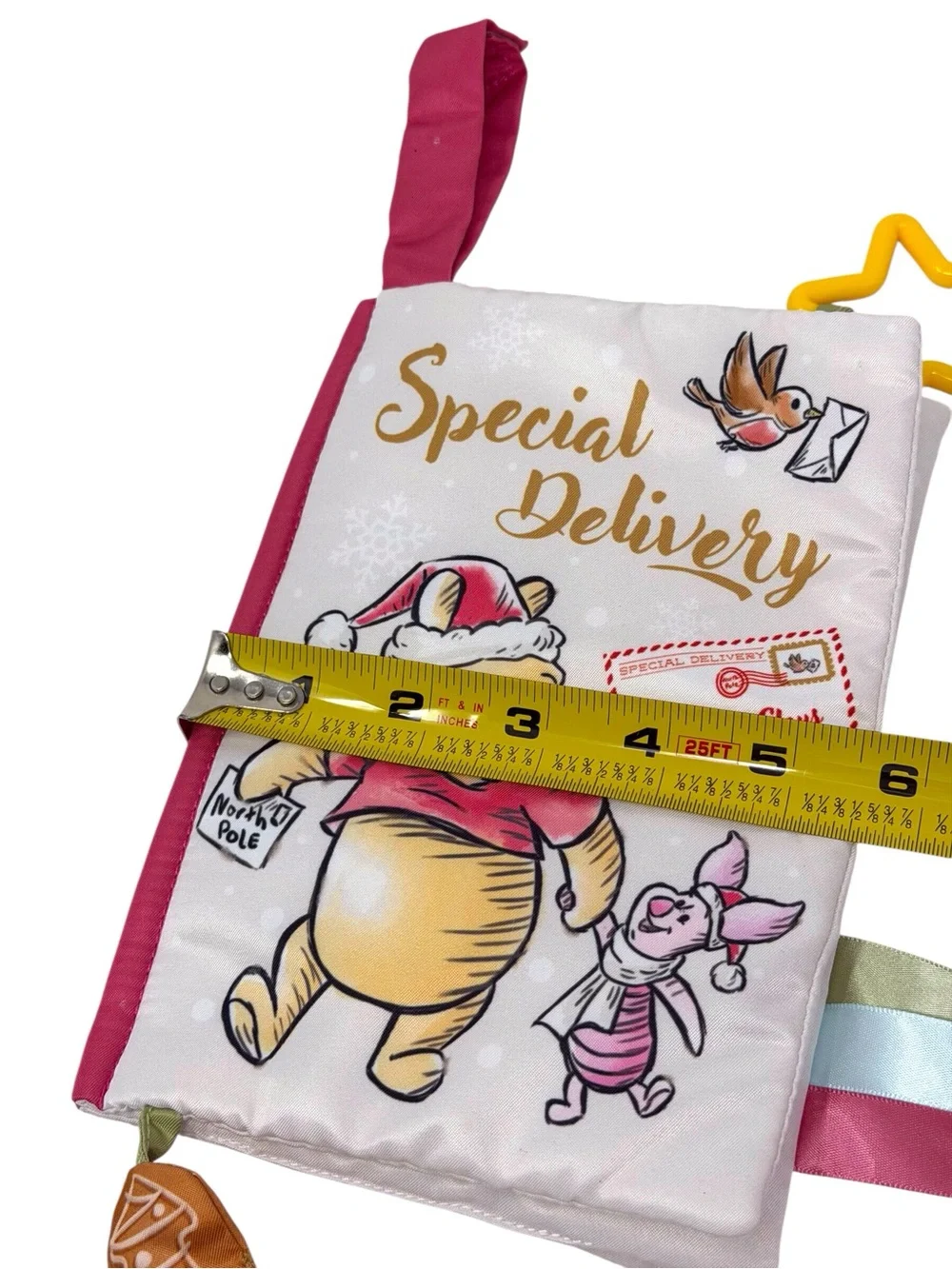 Disney Baby Winnie the Pooh Special Delivery soft crinkle baby/ child’s book